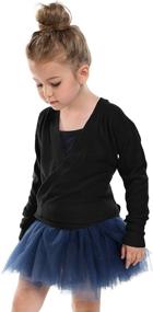 img 1 attached to 👧 Little Classic Sleeve Cardigan for Kids Girls' Clothing