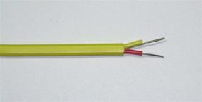 img 1 attached to 🔌 High-Quality K-Type Thermocouple Wire AWG 24 Solid with PVC Insulation - Convenient 50 Yard Roll