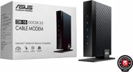 📶 asus cm-16 docsis 3.0 cablelabs-certified 16x4 686 mbps cable modem - comcast xfinity, spectrum, and other service providers - black logo