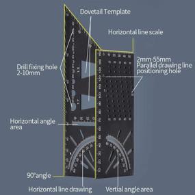 img 3 attached to Алюминий Деревообработка Измерительные аксессуары для плотников