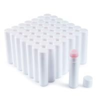 🍒 lip balm bulk - pack of 50 chapstick, unlabelled, cherry flavor - customize with your own labels by belladonna logo