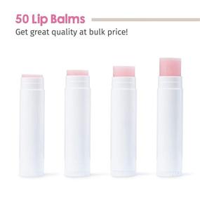 img 3 attached to 🍒 Lip Balm Bulk - Pack of 50 Chapstick, Unlabelled, Cherry Flavor - Customize with Your Own Labels by Belladonna