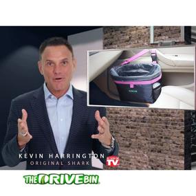 img 2 attached to DRIVE AUTO PRODUCTS Car Trash Can: Medium Garbage Bin with Disposable Liners & Adjustable Pink Strap – Ideal Auto Accessory for Vehicle Clean-Ups by Women & Men (As Seen on TV)