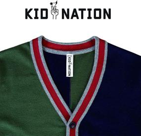 img 2 attached to 🧥 Stylish Kid Nation Boys' Cardigan: Trendy Comfort for Your Little Man