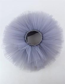img 1 attached to Charming Girl's 6-Layered Tulle Fluffy Tutu 👸 Skirt: Perfect for Princesses, Dancing, and Ballet (2T-8T)