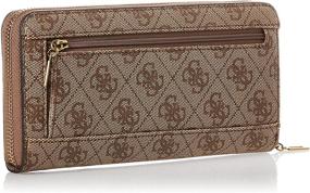 img 3 attached to GUESS Noelle Large Around Wallet Women's Handbags & Wallets