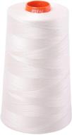 🧵 aurifil 2026 - chalk - mako 50 wt 100% cotton thread: durable, high-quality sewing thread for versatile projects logo