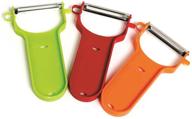 🥔 bahoki 3 pack peeler set - swiss peelers for kitchen - fruit and vegetable, potato, hand, julienne - essential tools for efficient food preparation logo