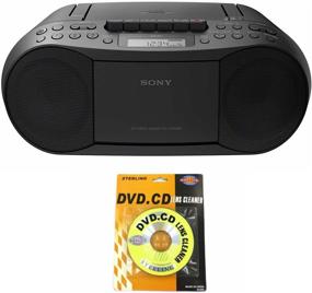 img 4 attached to 🎵 Sony Portable Full Range Stereo Boombox Sound System with MP3 CD Player, AM/FM Radio, 30 Presets, Headphone and AUX Jack - Including DB Sonic CD Head Cleaner for Superior Cleaning Results