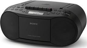 img 1 attached to 🎵 Sony Portable Full Range Stereo Boombox Sound System with MP3 CD Player, AM/FM Radio, 30 Presets, Headphone and AUX Jack - Including DB Sonic CD Head Cleaner for Superior Cleaning Results