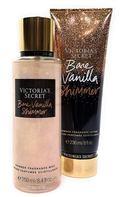🌸 Bare Vanilla Shimmer Fragrance Mist and Lotion Set by…