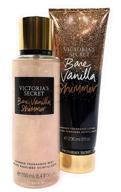 🌸 bare vanilla shimmer fragrance mist and lotion set by victoria's secret logo