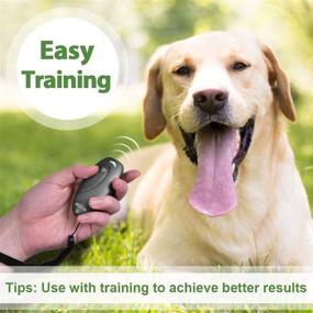 img 3 attached to 🐶 MODUS Ультразвуковой средство от лая собаки - устройство с двумя функциями: тренировка и контроль лая, с дальностью действия до 16,4 футов - батарейки включены - светодиодный индикатор - подходит для использования как внутри, так и снаружи - устройство против лая.