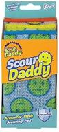 🧼 superior cleaning power: scour daddy 3ct - get sparkling clean faster! logo