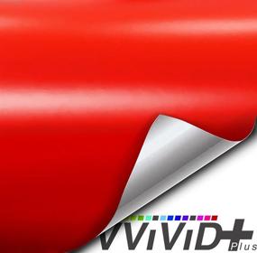 img 1 attached to VViViD Matte Blood Red Vinyl Wrap Roll - XPO Air Release Technology (1ft x 5ft): Long-lasting, Easy Application, Vibrant Finish