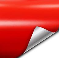 vvivid matte blood red vinyl wrap roll - xpo air release technology (1ft x 5ft): long-lasting, easy application, vibrant finish logo
