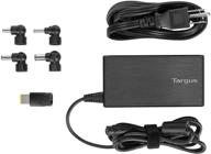 targus 90w ac semi-slim universal laptop charger: compatible with acer, asus, hp, dell, toshiba and more! (apa90us) logo