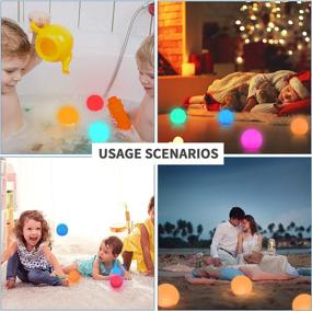 img 1 attached to 🌈 Homely Floating Pool Lights with RF Remote - 3-in-1 LED Glow Pool Light in 16 Colors | Waterproof Hot Tub Lights | Swimming Pool Bathtub Light-Up Toy for Kids & Pets | Ideal for Children's Night Light and Gift