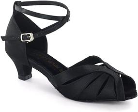 img 4 attached to 👠 AlmaDanza Women's Latin Dance Shoes A271308: Stylish 1.5'' Heel for Elegant Moves!