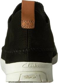 img 2 attached to 👟 Stylish and Comfortable CLARKS Trigenic Sneakers in Black Nubuck Finish