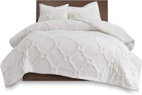 img 1 attached to Madison Park Chenille Geometric Comforter