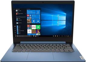 img 1 attached to 💻 Lenovo IdeaPad 1 14.0" HD Laptop, Intel Pentium Silver N5030, 4GB RAM, 128GB SSD, Windows 10 S, Ice Blue