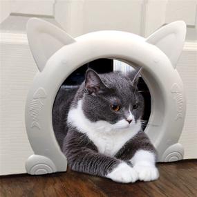 img 4 attached to Ikuso Indoor Cat Door: Convenient Access for Your Feline Friends!