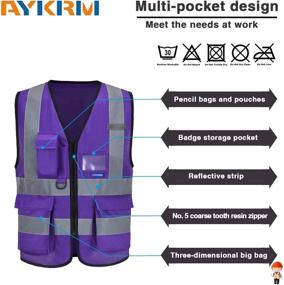 img 2 attached to 👷 Safer Work Environment with Protective Reflective Workwear SAFETY Pockets