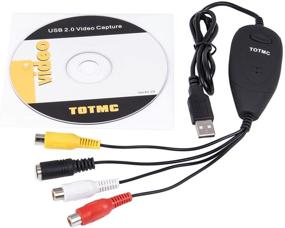 img 1 attached to 🎥 TOTMC USB 2.0 Video Capture Adapter: Windows XP/2000/Vista/7/8 Compatible