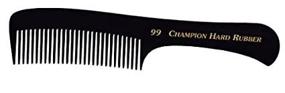 img 3 attached to 🔸 Champion C99 9" Wide-Toothed Professional Comb