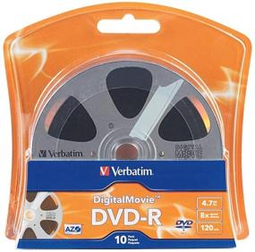 img 1 attached to 📀 Verbatim DVD-R Recordable Discs, 4.7GB, 8X Speed, 10-Pack Blister - Ideal for Digital Movie Recording - Model: 96856