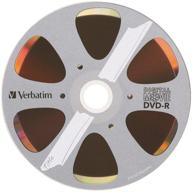 📀 verbatim dvd-r recordable discs, 4.7gb, 8x speed, 10-pack blister - ideal for digital movie recording - model: 96856 logo