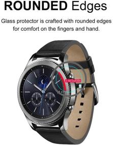 img 1 attached to 🔒 Premium Pack: Supershieldz Tempered Glass Screen Protector for Garmin Fenix 6 and Fenix 6 Pro - Anti Scratch, Bubble Free (2 Pack)