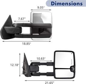 img 2 attached to HF Autoparts 2014 2018 2015 2019 Extendable