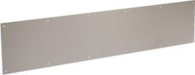 img 4 attached to 🚪 SATIN STAINLESS-STEEL Commercial Kick Plate, 8x34 by SCHLAGE 515010