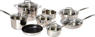 cuisinart 77-14n набор шеф-повара chef's classic из нержавеющей стали, 14 предметов: основной набор для кухни логотип