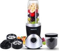 🥤 amateys professional personal blender for shakes and smoothies 350 watts – blending, grinding, and coffee grinding blades – portable and travel-friendly – 10oz + 24oz travel bottles with lids – 2 speeds with pulse function – juice blender set логотип