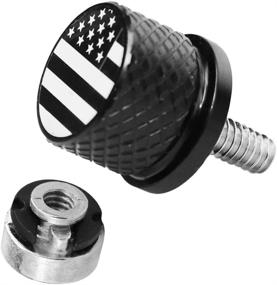 img 4 attached to GUAIMI Fender Seat Bolt Screw Nut Kit 1/4&#34 Motorcycle & Powersports