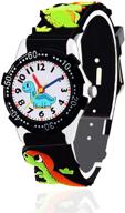 🦕 saneen toddler watch: waterproof digital analog sport watch for boys and girls with 3d carton dinosaur design - suitable for 1-7 years old logo