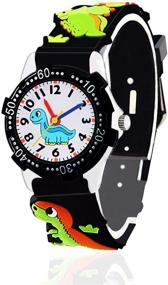img 1 attached to 🦕 Saneen Toddler Watch: Waterproof Digital Analog Sport Watch for Boys and Girls with 3D Carton Dinosaur Design - Suitable for 1-7 Years Old