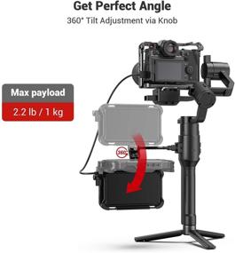 img 2 attached to 📷 SMALLRIG Camera Monitor Mount for DJI Ronin-S/Ronin-SC, ZHIYUN Crane 2S/Crane 3/3S/WEEBILL-S, and MOZA AirCross 2 Gimbals - Adjustable 2889