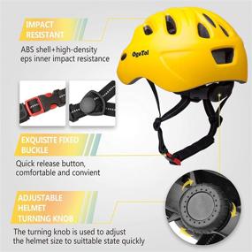 img 2 attached to 🚲 Protective Gear for Kids: Adjustable Multi-Sport Bike Helmet for Children Ages 3-7