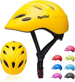 img 4 attached to 🚲 Protective Gear for Kids: Adjustable Multi-Sport Bike Helmet for Children Ages 3-7