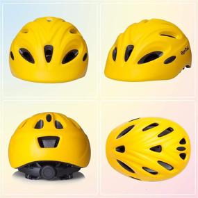 img 3 attached to 🚲 Protective Gear for Kids: Adjustable Multi-Sport Bike Helmet for Children Ages 3-7