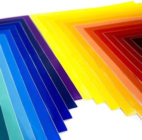 img 1 attached to 🌟 Bright Idea Permanent Vinyl Sheets - 70 Pack 12”x12” Assorted Colors (Glossy, Matte, Metallic) - Crafters Vinyl Bundle for Cricut & Silhouette