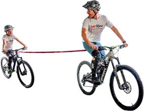 img 1 attached to 🚴 TowWhee - The Leading Bike Bungee Tow Rope for Kids, MTB & Cycling Stretch Pull Strap, Ideal for Extending Your Riding Distance with Your Child, Compatible with All Bicycles