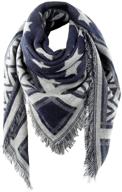 winter plaid scarf blanket shawl women's accessories logo