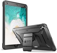 supcase unicorn beetle pro case: heavy duty full-body rugged protection for ipad air 3 (2019) and ipad pro 10.5'' (2017) with built-in screen protector - black logo