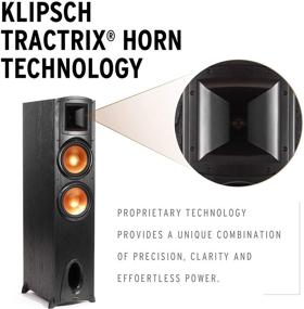 img 3 attached to 🔊 Акустика полочная Klipsch Synergy Black Label F-300 - Собственная технология рупора, два 8-дюймовых высокоомные динамика, объемный звук (черный)