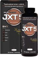 👨 metis nutrition jxt5 testosterone booster and joint health: revitalize libido, prostate, and vision with 5-in-1 men's health supplement - enhance energy, test boost, joint support (90 capsules) logo